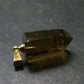 Natural Unheated Citrine Sterling Silver Gold Plated Pendant from Zambia - 1.2" - 4.25 Grams