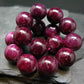 AAA Grade Ruby Genuine Bracelet ~ 8 Inches ~ 15mm Round Beads
