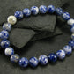 Sodalite Genuine Bracelet ~ 7 Inches ~ 8mm Round Beads