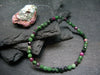 Ruby in Zoisite Genuine Bracelet ~ 7 Inches ~ 4mm Facetted Beads