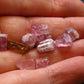 Lot of 10 Pink Imperial Topaz Crystals from Brazil - 19.40 Carats