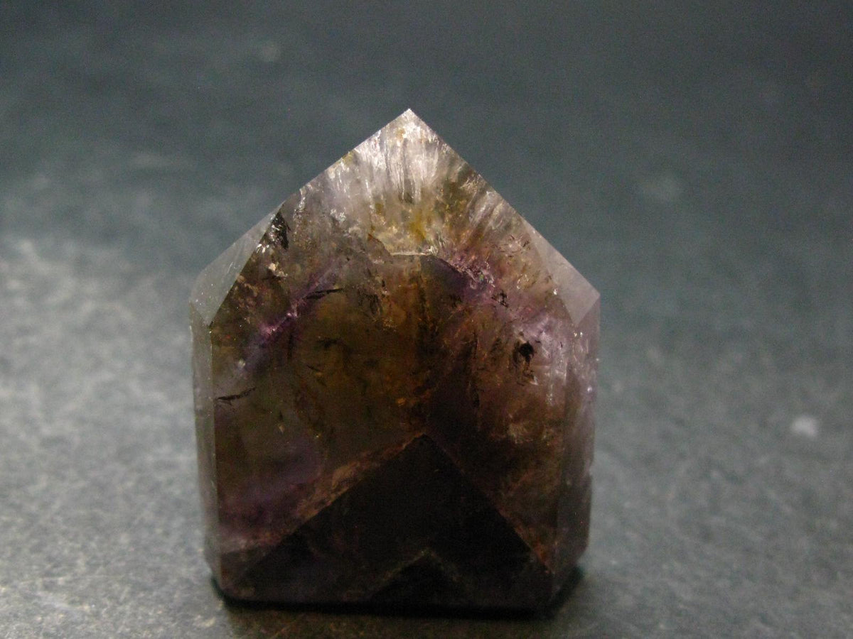Cacoxenite Amethyst Polished Crystal From Brazil - 1.6"