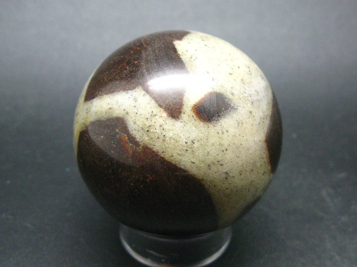 Rare Staurolite crystal in matrix Sphere Ball from Russia - 2.1"