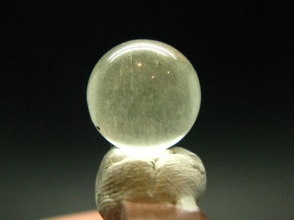 Rare Libyan Tektite Glass Sphere Ball From Libya - 1.04 Grams - 1.0 Centimeters