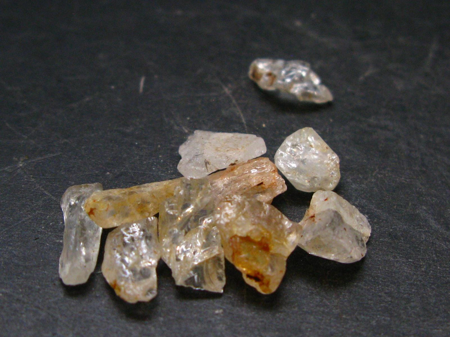 Lot of 10 Phenakite Phenacite Crystals from Nigeria - 20.0 Carats