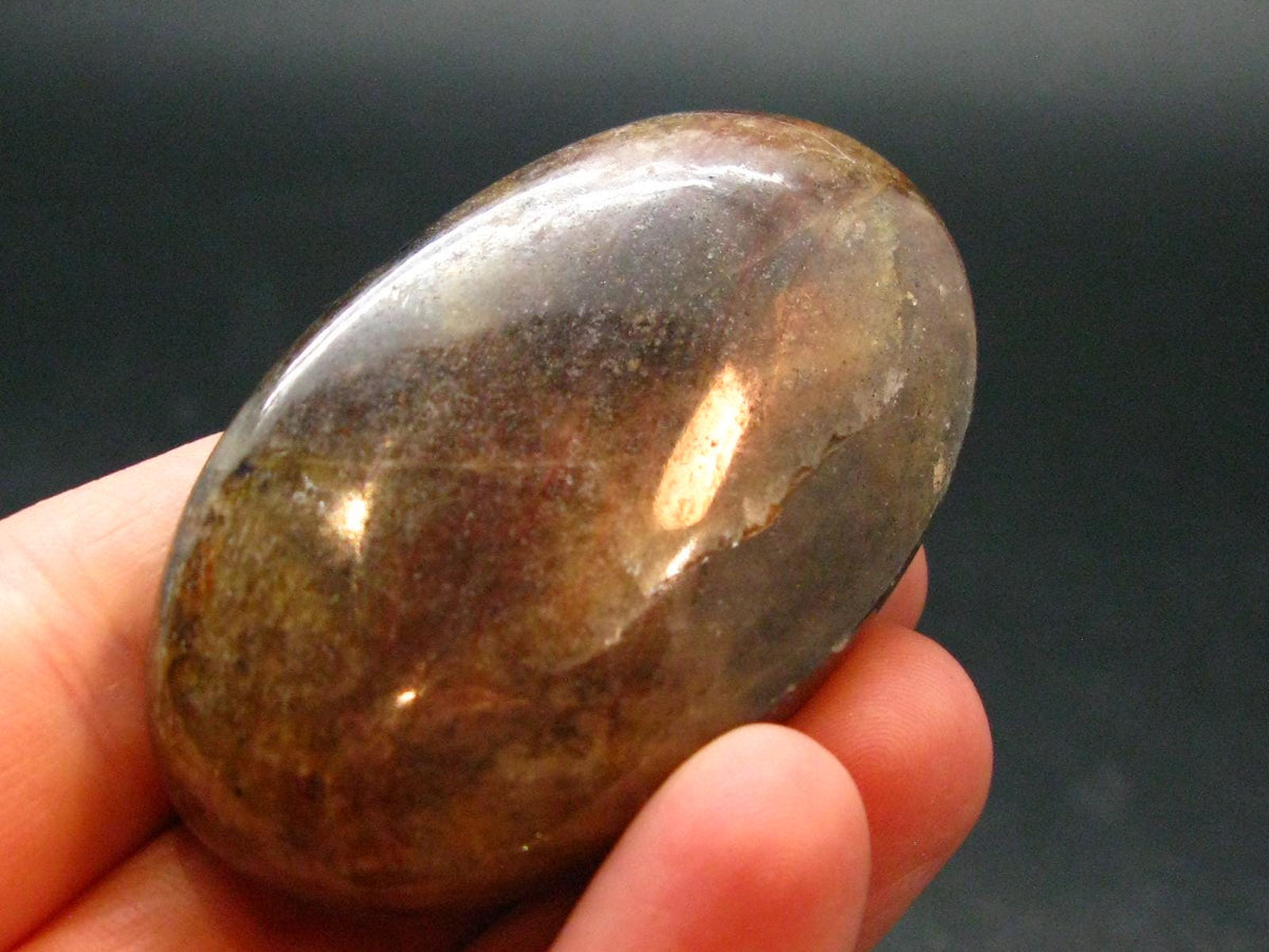 Tumbled Polished Gem Yellow Sapphire Stone From Sri Lanka - 2.1" - 60.42 Grams