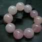 AAA Grade Morganite Genuine Bracelet ~ 7 Inches ~ 20mm Round Beads