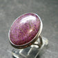 Rare Stichtite Silver Plated Ring from Australia - Size 7 - 5.75 Grams