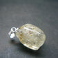 Golden Scapolite Silver Pendant From India - 0.9" - 3.51 Grams