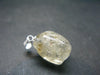 Golden Scapolite Silver Pendant From India - 0.9" - 3.51 Grams
