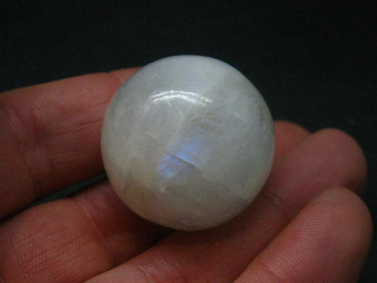 Gem Moonstone Sphere from India - 1.1" - 37 Grams