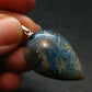 Shattuckite Silver Pendant from Namibia - 1.1" - 5.05 Grams