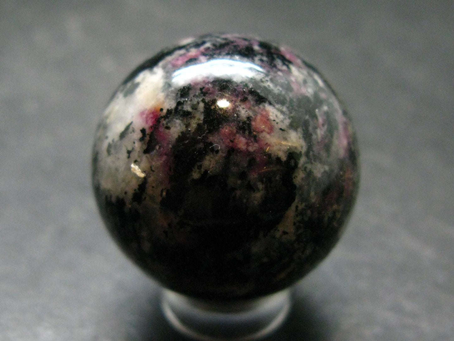 Rare Eudialyte And Aegirine Sphere Ball From Russia - 1.2" - 38.76 Grams