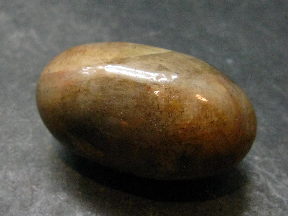 Tumbled Polished Gem Yellow Sapphire Shiva From Sri Lanka - 1.7" - 59.95 Grams