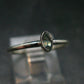 Genuine Alexandrite Gem Silver Ring From Russia - Size 6 - 1.26 Grams