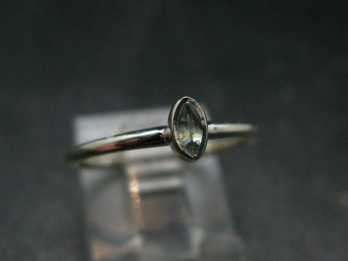 Genuine Alexandrite Gem Silver Ring From Russia - Size 6 - 1.26 Grams