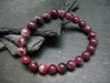 A grade Eudyalite Eudialyte Genuine Bracelet ~ 7 Inches ~ 8mm Round Beads