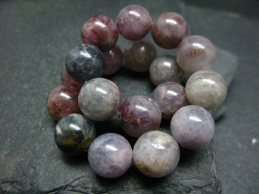 Spinel Genuine Bracelet ~ 7 Inches ~ 11.5mm Round Beads