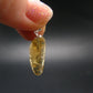 Agni Gold Danburite Tumbled Sterling Silver Pendant from Tanzania - 1.0" - 2.20 Grams