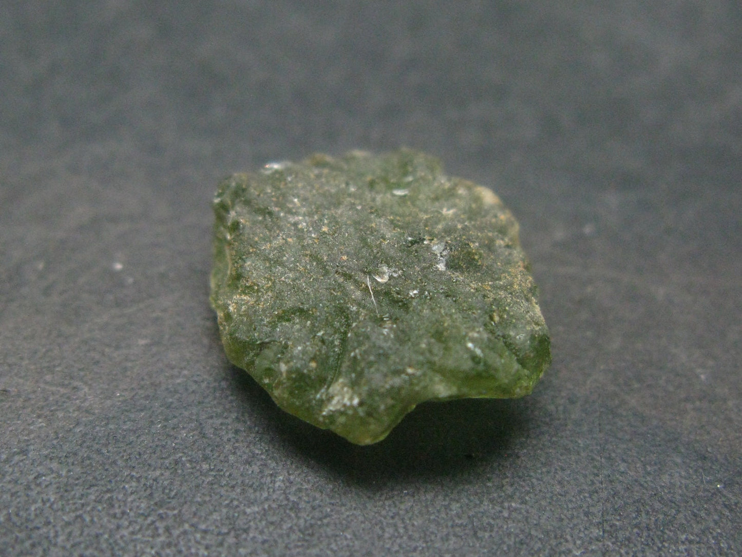 Moldavite Tektite Raw Piece from Czech Republic - 0.7" - 6.50 Carats - 1.30 Grams