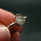 Green Herderite Silver Ring From Brazil - 1.77 Grams - Size 7
