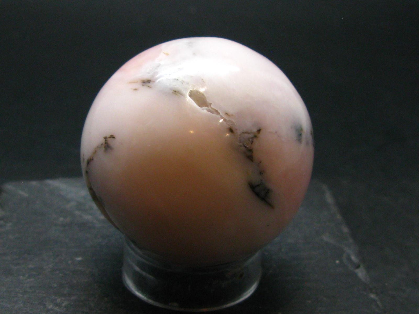 Rare Pink Opal Ball Sphere from Peru - 135.81 Grams - 2.0"