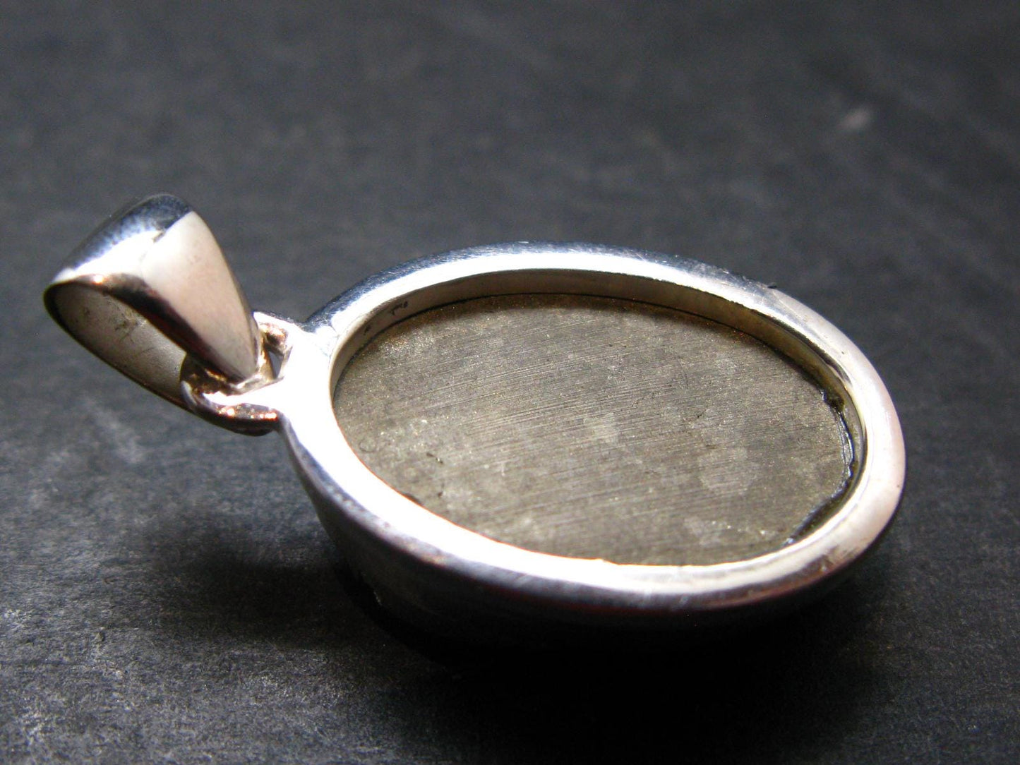 Pyrite Silver Pendant From Peru - 8.96 Grams - 1.2"