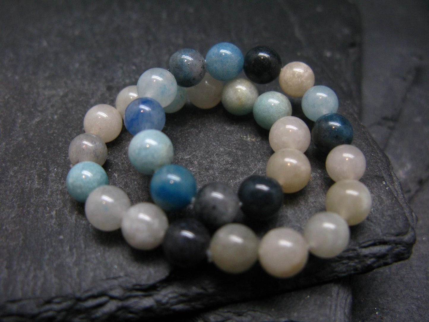 Trolleite Genuine Bracelet ~ 7 Inches ~ 6mm Round Beads
