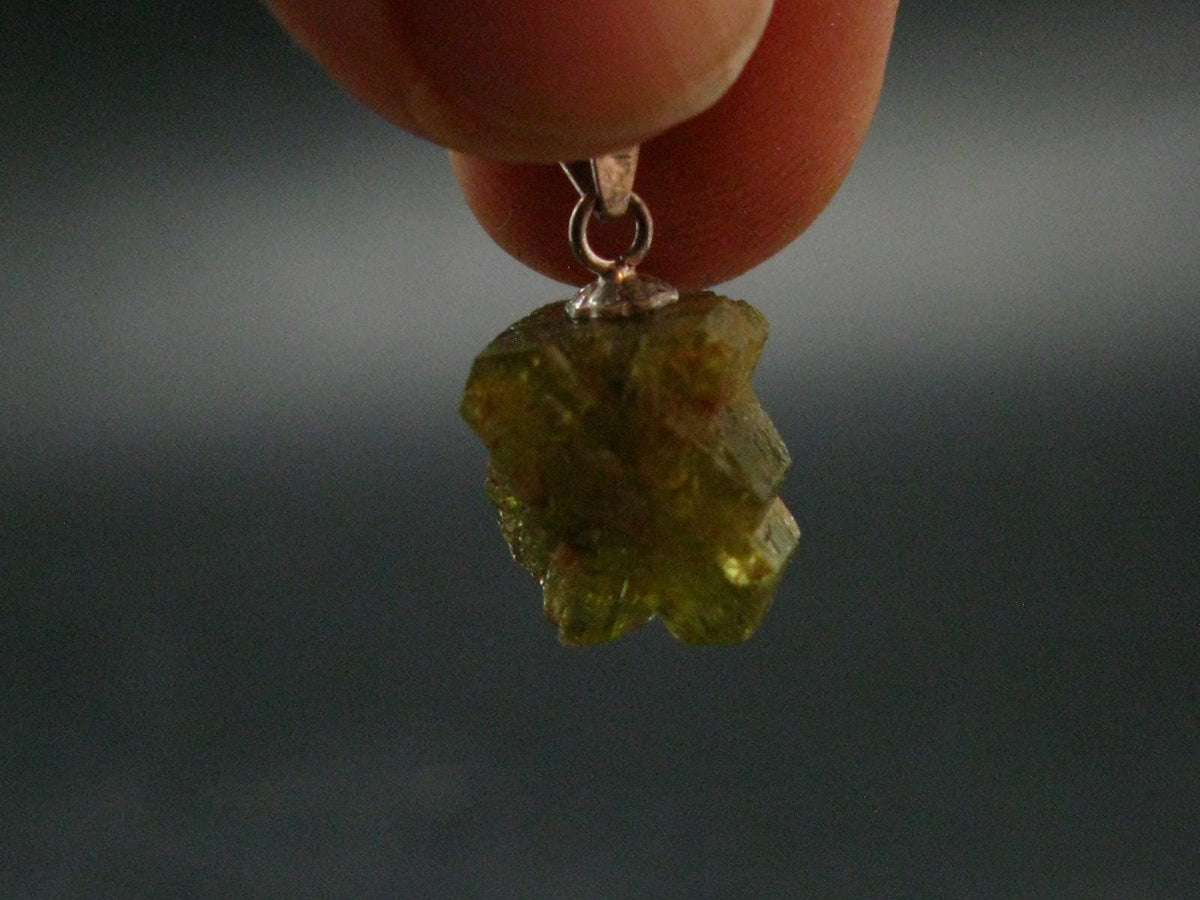 Large Chrysoberyl Pendant From Madagascar - 0.7" - 1.92 Grams