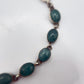 Grandidierite Bracelet Blue Green Gemstone Silver Link Bracelet Minimalist Jewelry Gift