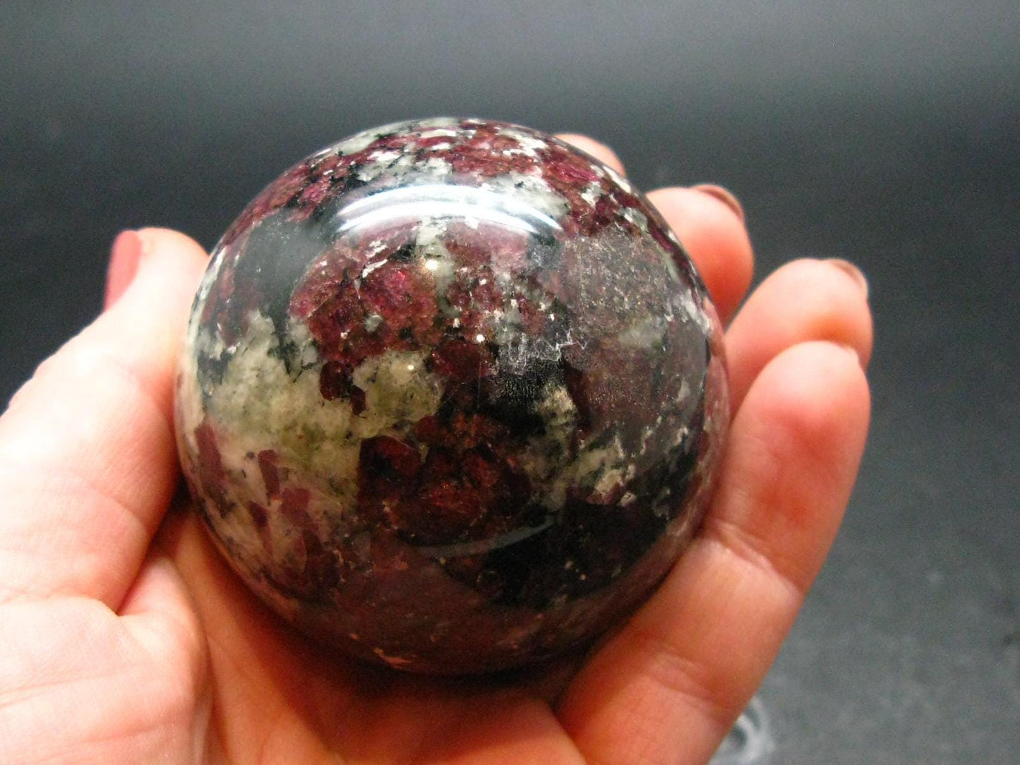 Nice Eudyalite Eudialite Sphere From Russia - 2.0"