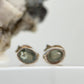 Alexandrite Stud Earrings Color Change Gemstone Silver June Birthstone Minimal Jewelry
