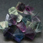 Fluorite Genuine Bracelet ~ 7.5 Inches ~ 15mm Crystal Beads