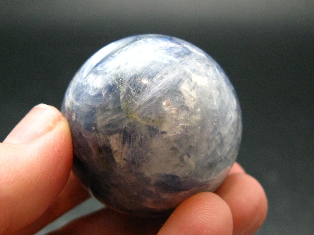 Blue Kyanite Sphere Ball From Brazil - 1.5"