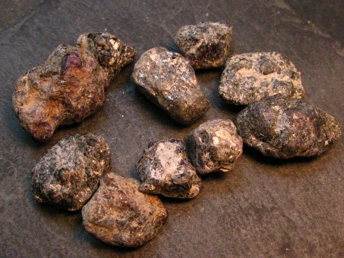 Lot of 10 Alexandrite Chrysoberyl Crystals From Zimbabwe - 34.16 Grams