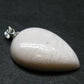 Scolecite Silver Plated Pendant From India - 1.3" - 4.16 Grams