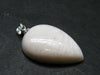 Scolecite Silver Plated Pendant From India - 1.3" - 4.16 Grams