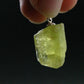 Brazilianite Crystal Silver Pendant From Brazil - 1.0" - 4.06 Grams