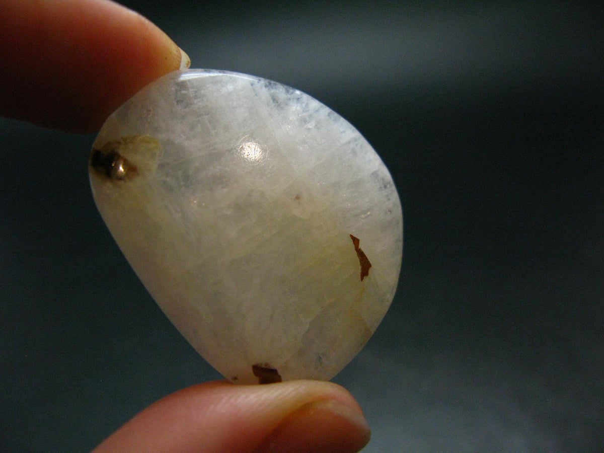 Rare Cryolite Tumbled Stone From Greenland - 1.4" - 13.17 Grams