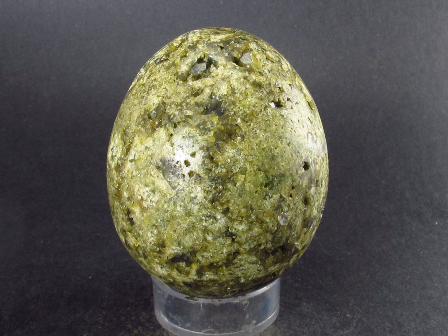 Nice Rare Epidote Egg From Peru - 2.6"