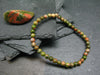Unakite Jasper Genuine Bracelet ~ 7 Inches ~ 4mm Round Beads