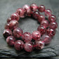Strawberry Quartz Genuine Bracelet ~ 7 Inches ~ 6mm Round Beads