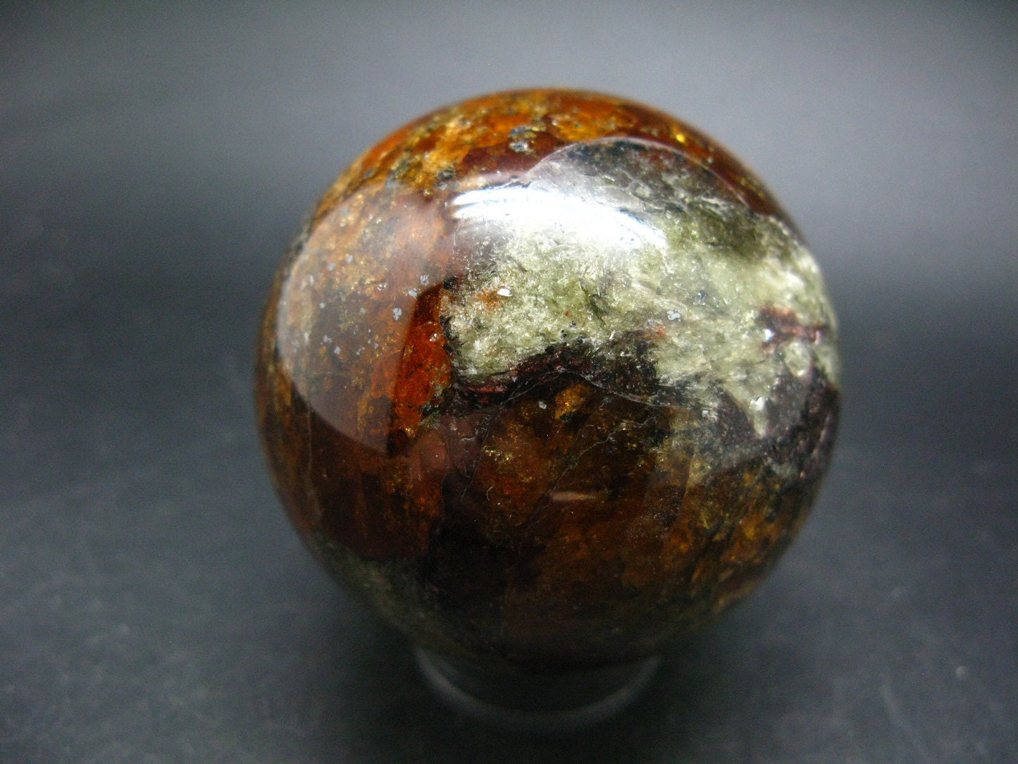 Rare Spessartine Garnet Sphere Ball From Tanzania - 2.5" - 480 Grams