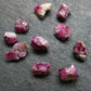 Nice Lot of 10 Bixbite Red Emerald Beryl Crystals From Utah USA - 5.24 Carats