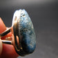 Blue Ice Glacierite Silver Ring from Indonesia - Size 6- 6.49 Grams
