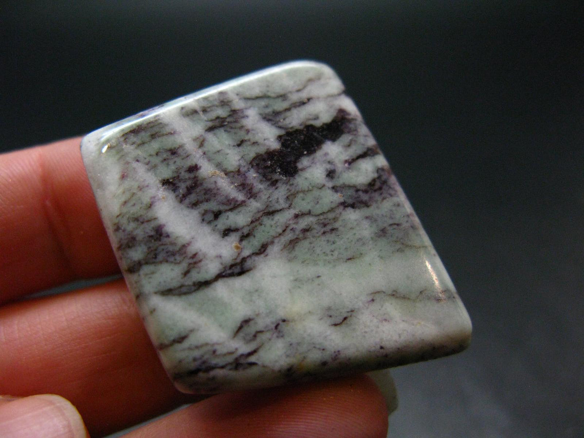 Very Rare Kammererite Chrome Clinochlore Tumbled Stone from Turkey - 1.3" - 14.85 Grams