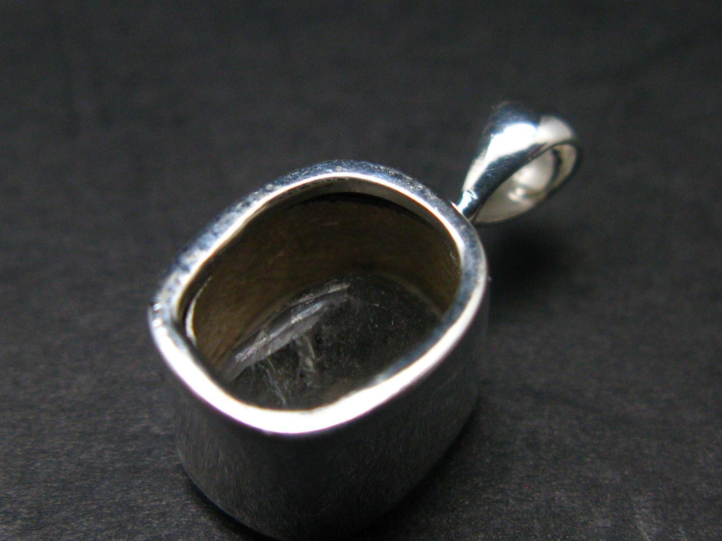 Gem Phenakite Phenacite Facetted Pendant from Russia - 2.57 Grams - 0.8"