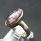Rare Pink Tugtupite Sterling Silver Ring From Greenland - Size 6