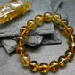 Citrine Genuine Unheated Bracelet ~ 7 Inches ~ 12mm Round Beads