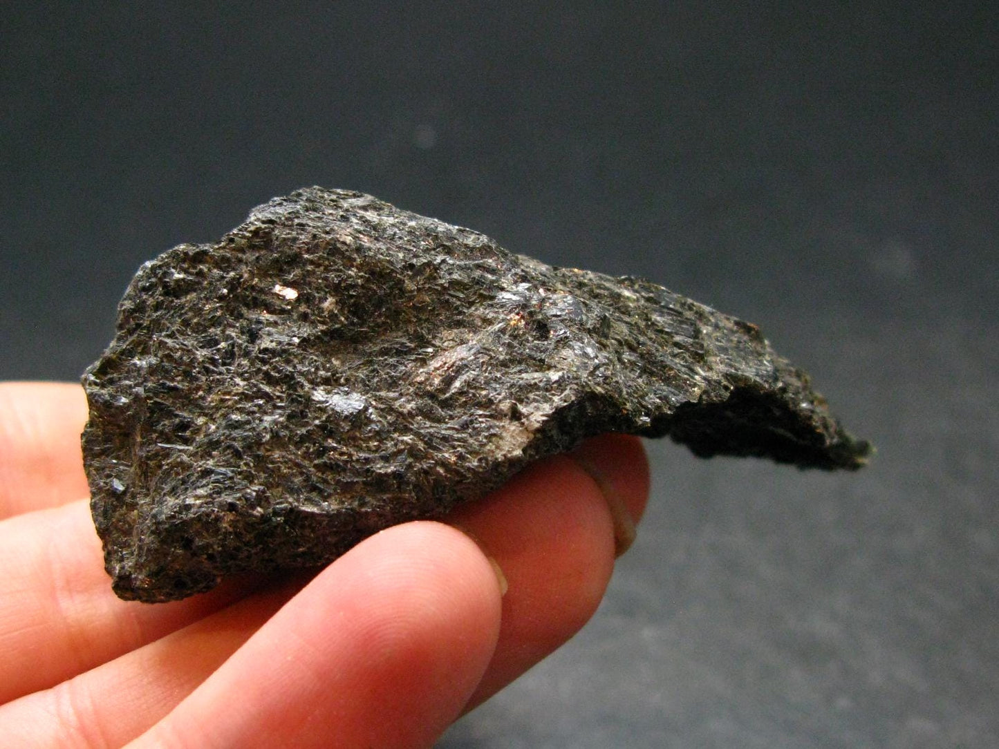 Rare Nuumite Nuummite Raw Piece From Greenland - 29.90 Grams - 2.4"